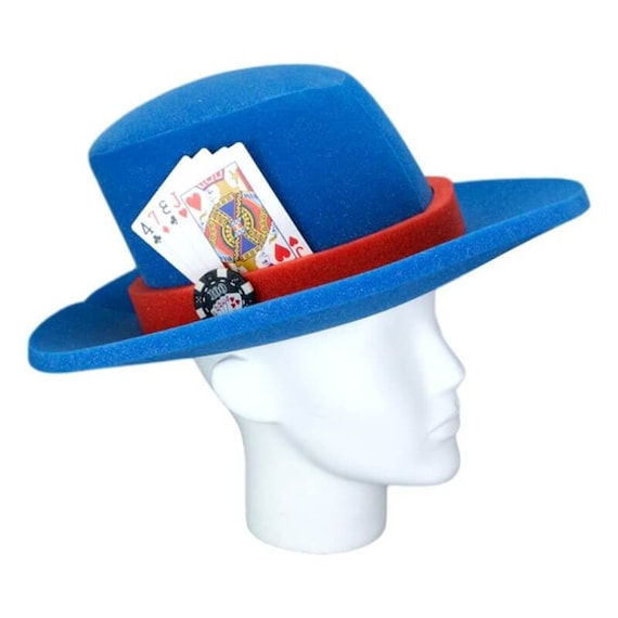 Gangster Hat Black Foam Adult