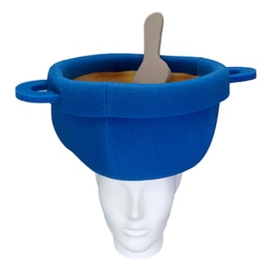 Chapéus de festa de espuma, chapéu de sopa - chapéu de presente para amantes da gastronomia - fantasia de comida - festa de sopa - chapéu de festa - acessórios para cabine de fotos