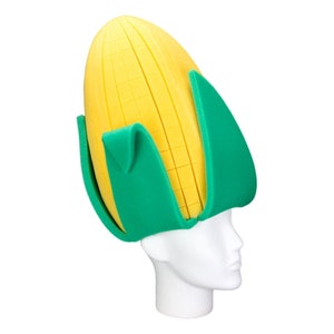 Foam Party Hats Corn Hat - Corn Party Hat - Food Party Hat - Food Art Hat - Farmhouse Deco Hat - Corn Hat for Adults and Kids -Food Gift