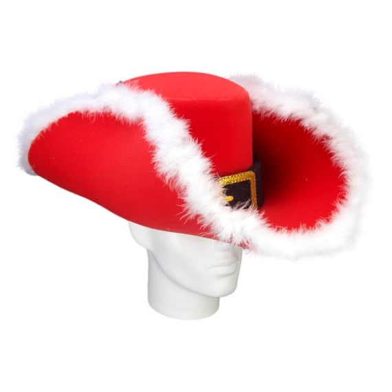 Foam Party Hats Giant Christmas Cowboy Hat - Christmas Eve Cowboy - Holiday Cowboy Hat - Gift Christmas Cowboy Hat - 40 Gallon Hats