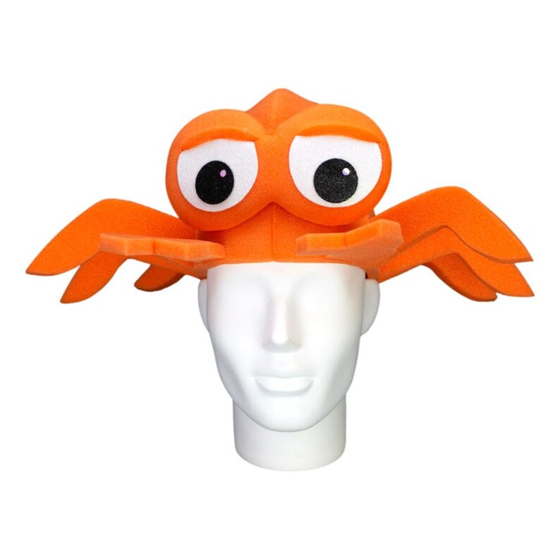 Foam Party Hats Crab Hat Ocean Party Hat Beach Party Hat Etsy