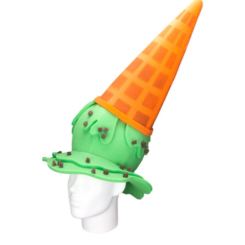 Foam Party Hats Ice Cream Cone Hat Ice Cream Party Hat Etsy