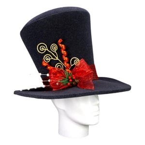 Schuim feestmutsen hoge kersthoed - kerstfeesthoed - kersthuwelijkshoed - kerstmuts - kerstfeesthoed - snoephoed - rekwisietenhoed