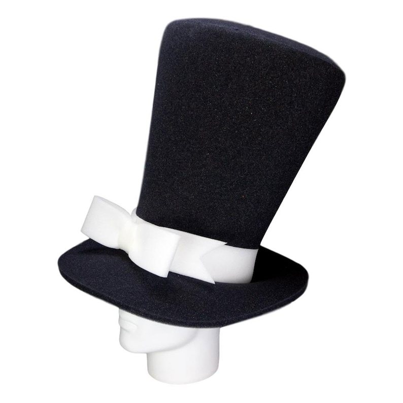 Foam Party Hats Bow Tie Groom Hat Wedding Bow Tie Top Hat Etsy