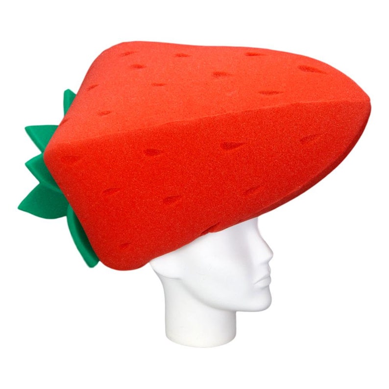 Foam Party Hats Strawberry Hat Handmade Food Hat Etsy