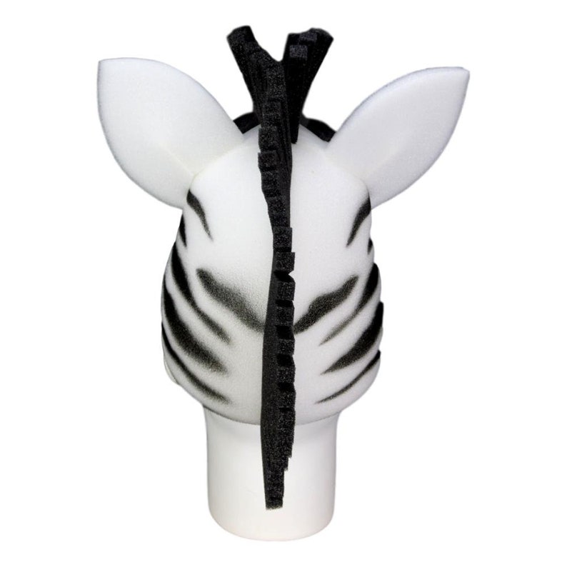 Foam Party Hats Zebra Hat Zebra Art Hat Zebra Party Hat | Etsy