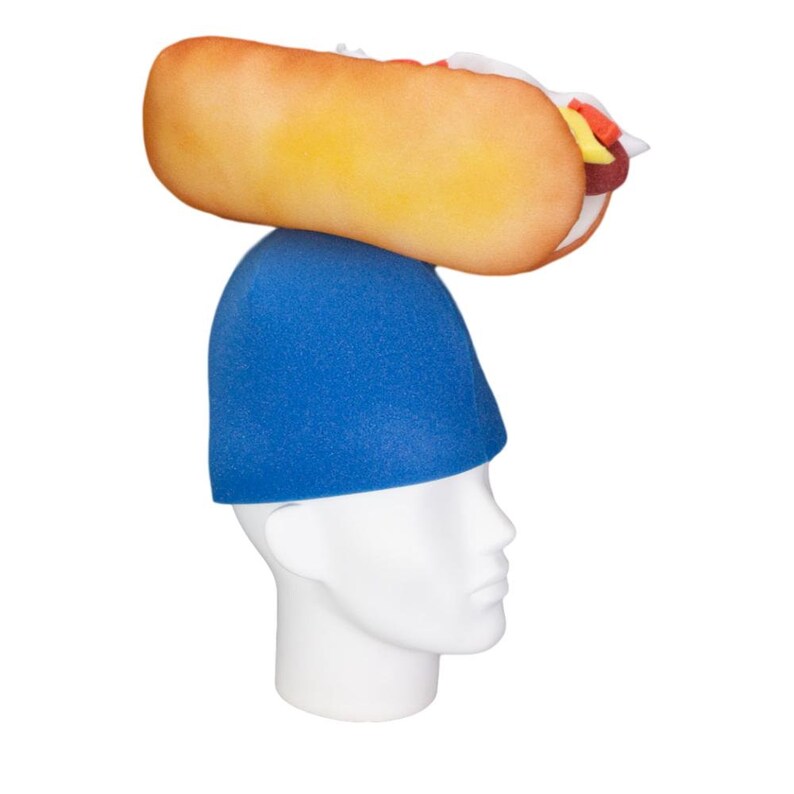 Foam Party Hats Hot Dog Hat Funny Food Gift Hot Dog Party Etsy