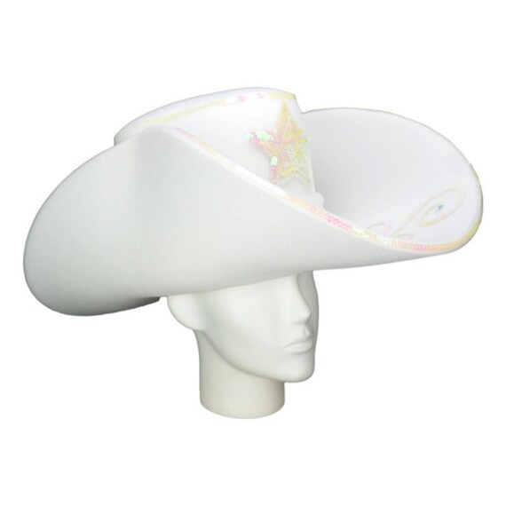 Foam Party Hats Giant Cowgirl Bride Hat 