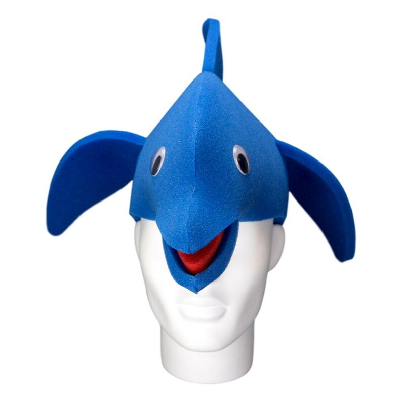 Foam Party Hats Dolphin Hat Handmade Dolphin Hat Ocean Etsy