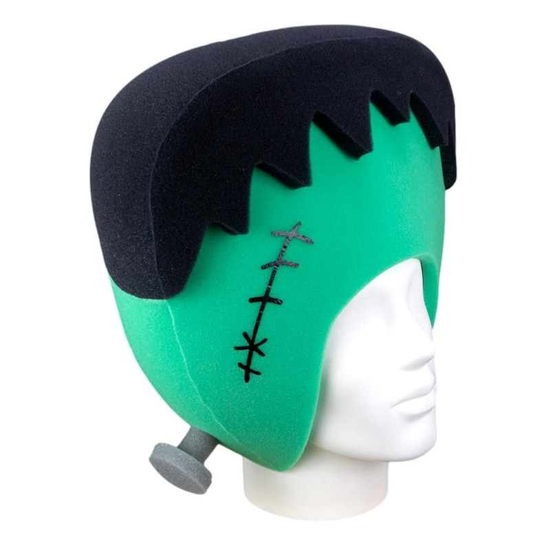 Foam Party Hats Frankenstein Wig - Halloween Decor Hat - Halloween Costume Hat - Halloween Adults and Kids Hat - Happy Halloween Hat -Spooky image 2
