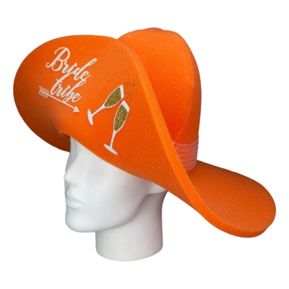Foam Party Hats Varied Flowers Bride Hat Bride Party Hat Wedding Party Hat Bachelorette