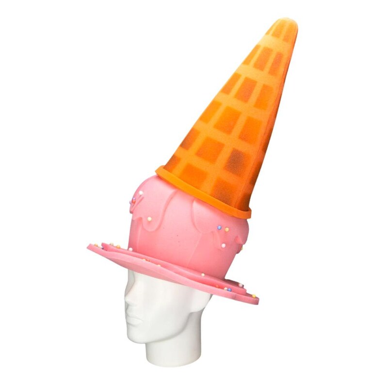 Foam Party Hats Ice Cream Cone Hat Ice Cream Party Hat Etsy