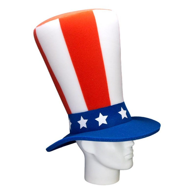 Foam Party Hats Funny Silly Mens Patriotic Uncle Sam USA Etsy
