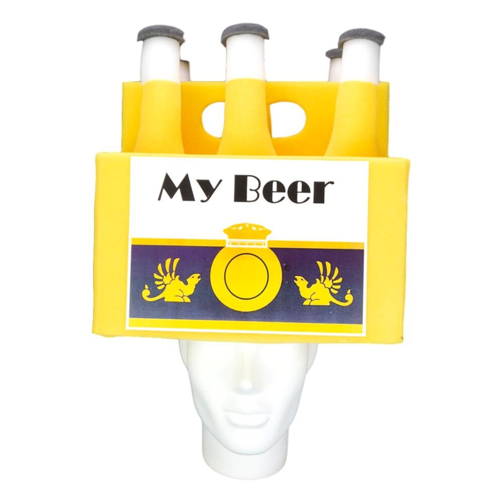 Foam Party Hats Beer Six Pack Hat Custom Beer Party Hat Etsy