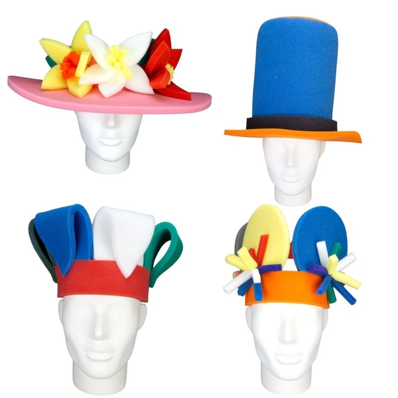 Foam Party Hats the Original Party Hats Pack 2 Special Hats Etsy