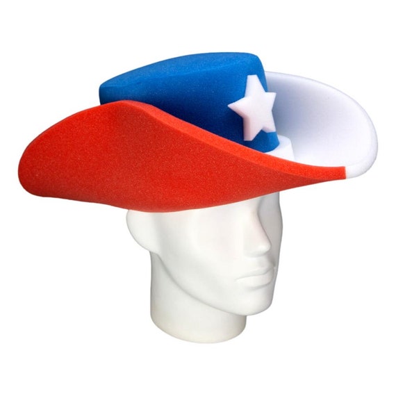 Foam Party Hats Texas Cowboy Hat Vintage Cowboy Hat Dallas 
