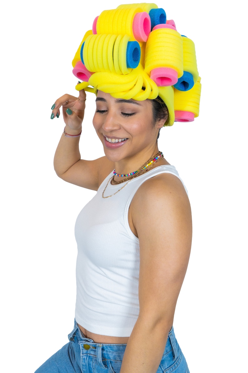 Foam Party Hats Rollers Foam Wig Cosplay Wigs Drag Queen Etsy