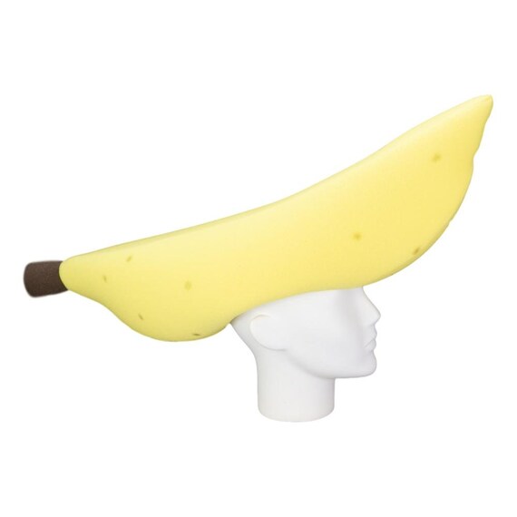 Foam Party Hats Banana Hat Tropical Fruit Hat Banana Party Etsy