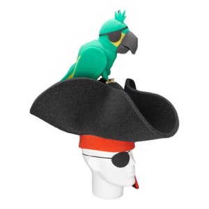 Foam Party Hats Pirate Costume Hat - Pirate Cosplay Hat - Pirate Patch Hat - Pirate Party Decorations - Pirate Costume for Women and Men