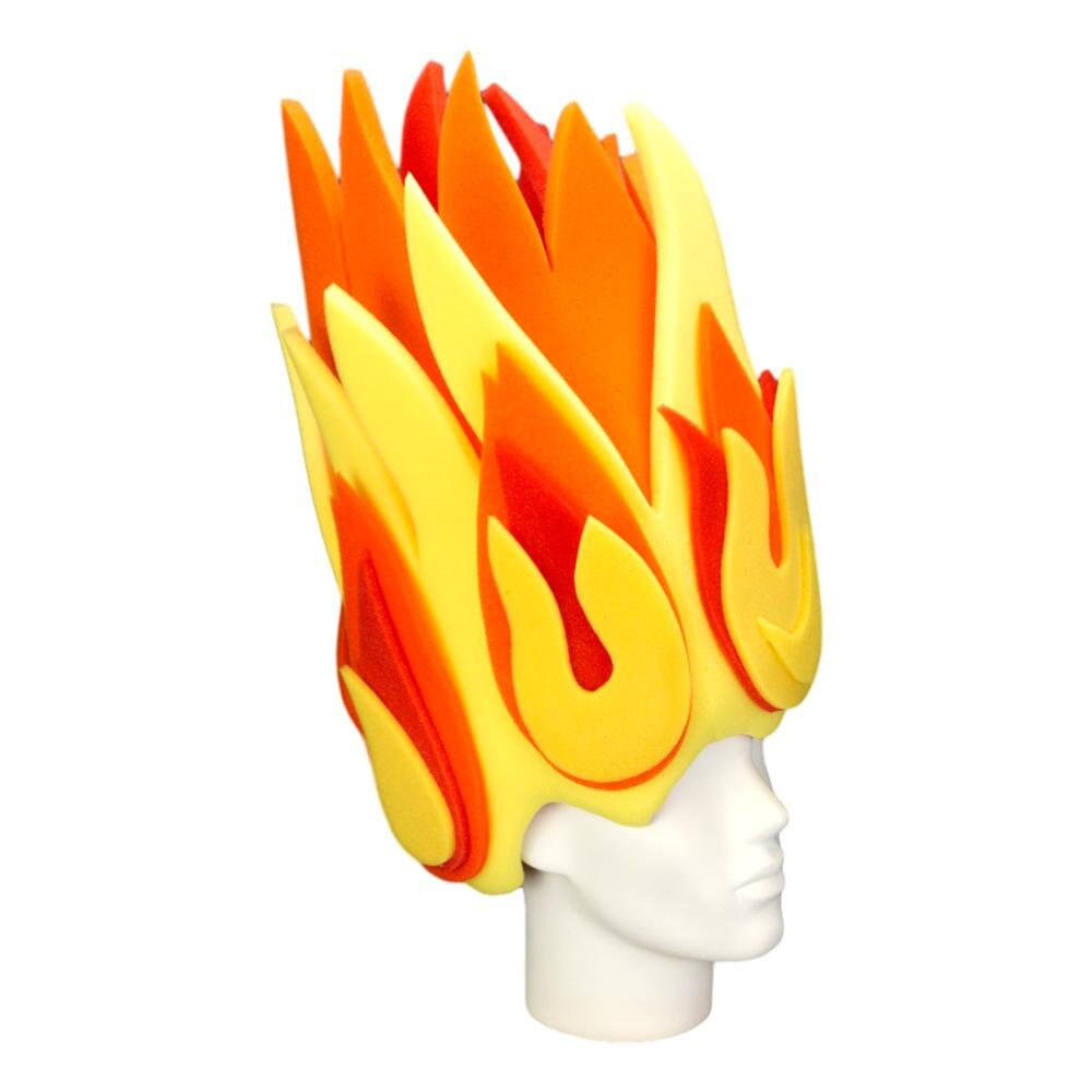 Foam Party Hats Foam Flames Wig Anime 