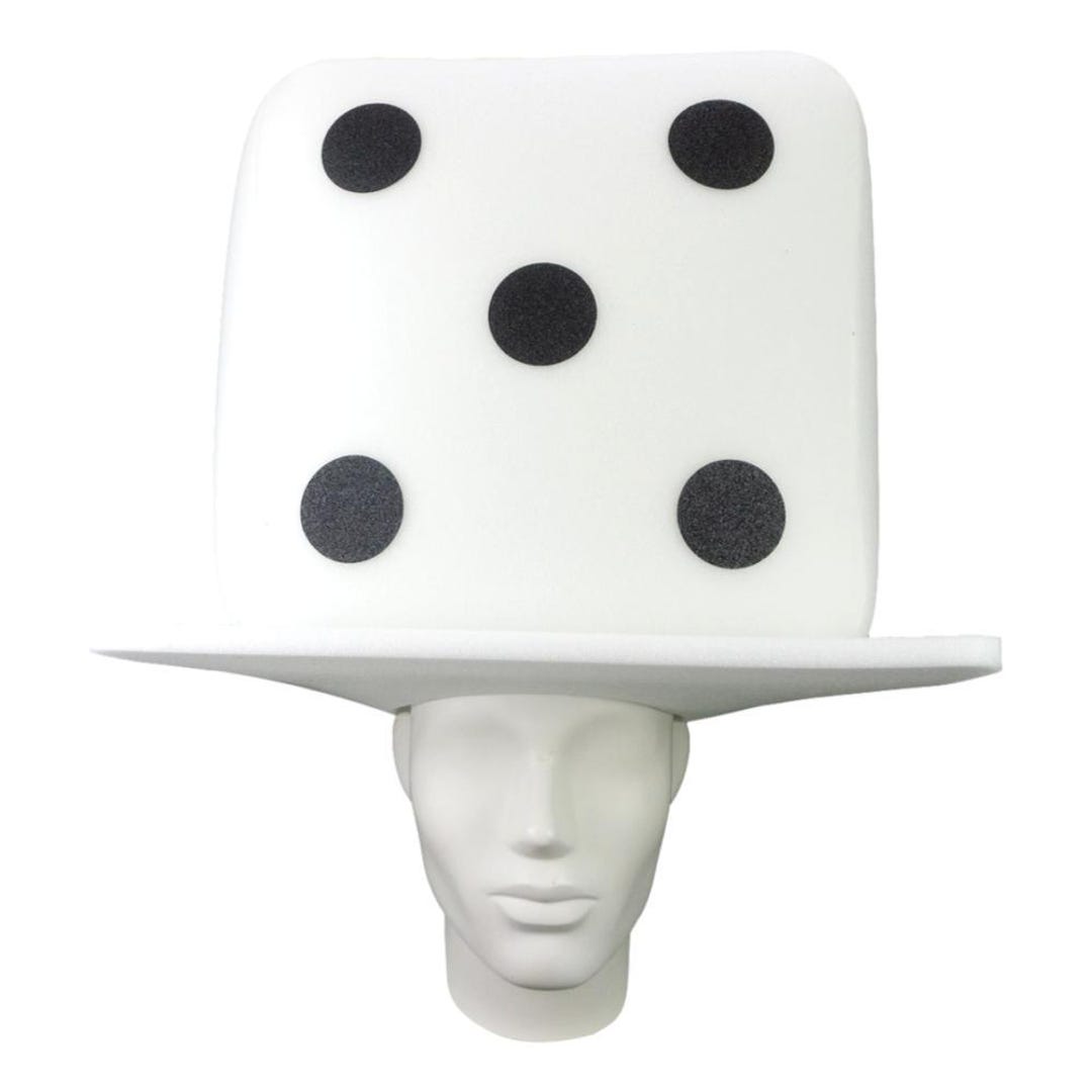 Foam Party Hats Giant Dice Hat - Board Game Hat - Photographer Hat ...
