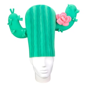 Cappelli da festa in schiuma: cappello da cactus, cappello da pianta, cappello da deserto, cappello messicano, cappello da oggetto, cappello da fiore