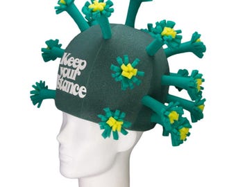 Pandemic Foam Party Virus Hat Quarantine Birthday Hat Fathers Day Gift  Adults Social Distance Hat Stay Home Party Hat Party Favors