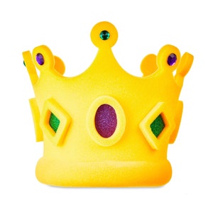 Mardi Gras Crown - Medieval Crown - Renaissance Crown - Mardi Gras Crown - Crown Party Hat - Mardi Gras Party Hat - Mermaid Crown Adult