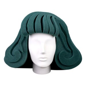Foam Party Hats Oompa Loompa Wig - Cosplay Wigs - Drag Queen Wig - Party Favors - Photobooth Props - Party Wig - Wig birthday Gift