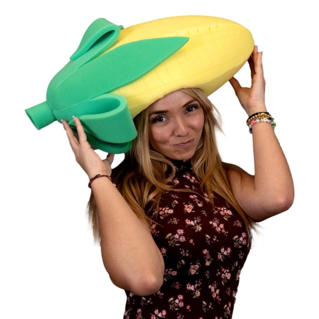 Sombrero de palomitas de maíz Disfraz Cosplay Sombrero Gorra de fiesta  Tocado