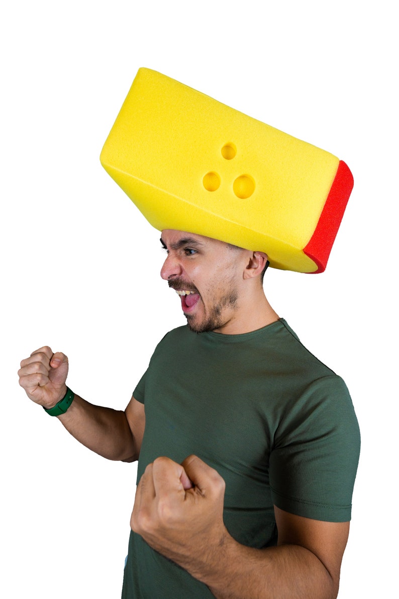 Cheese Head Hat Green Bay Hat Cheese Hat Handmade Food Etsy España