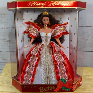 NIB Special Edition 1997 Happy Holidays Barbie (10th Anniversary)