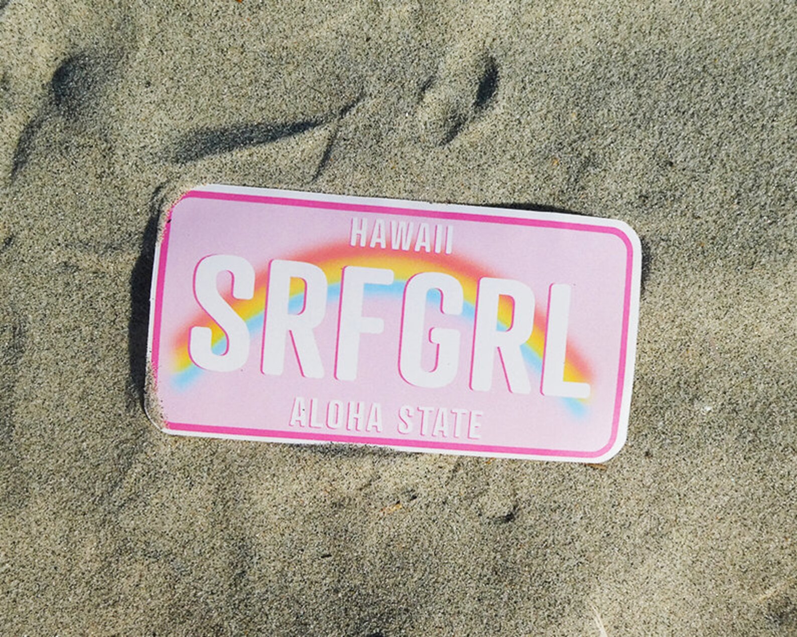 Coconut Girl Sticker Surf Girl Glossy & Waterproof Etsy UK