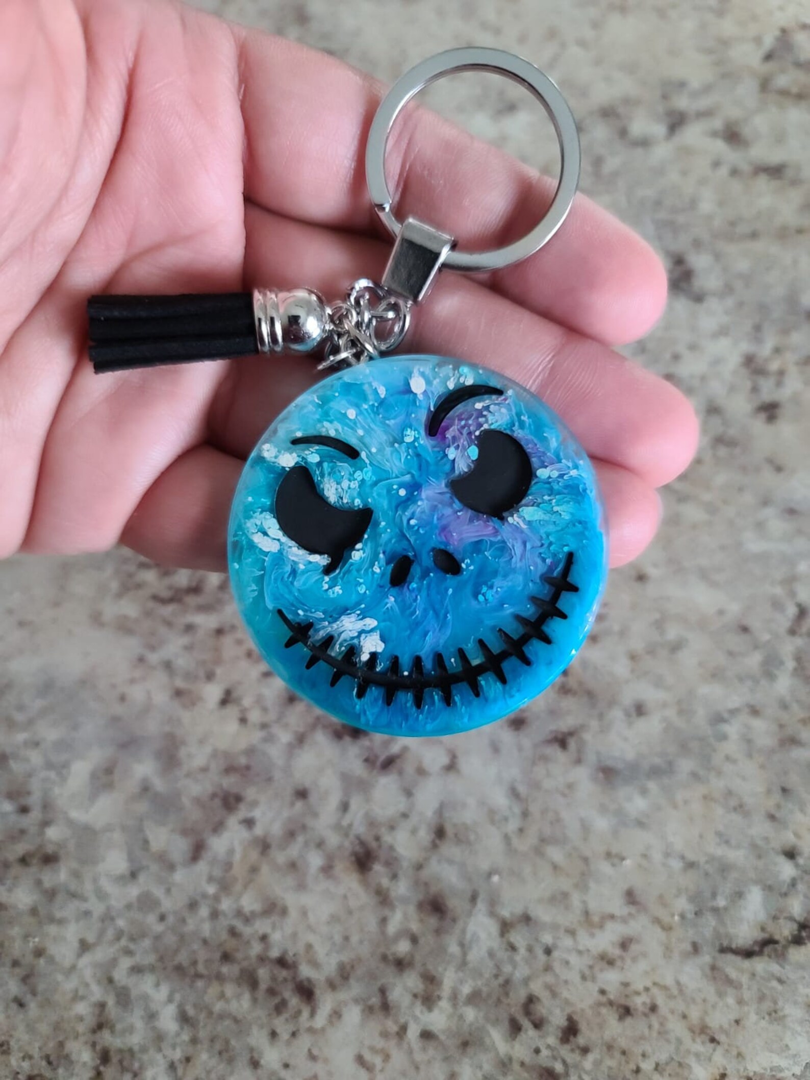 Jack Skellington Keychain Etsy