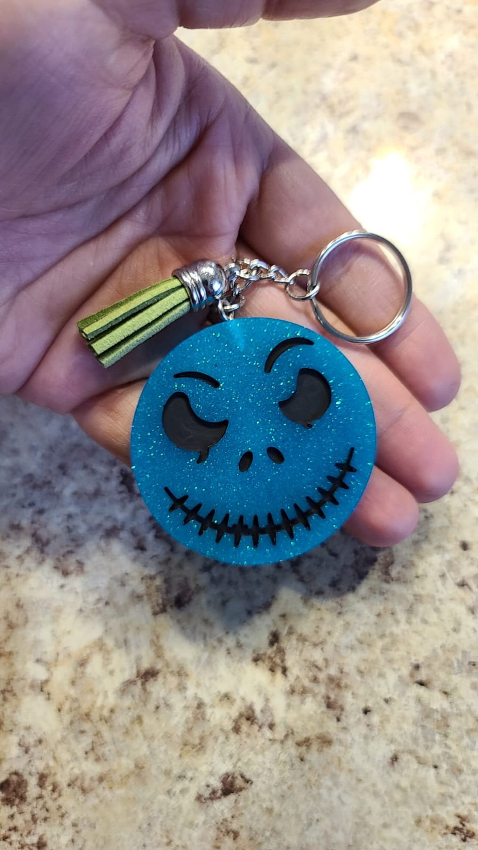Jack Skellington Keychain Etsy