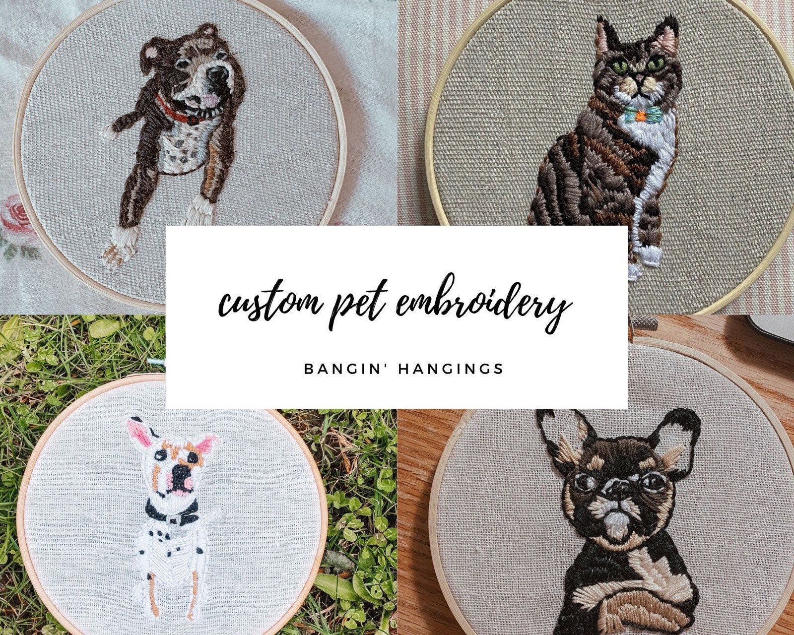 Custom Pet Embroidery - Etsy Custom Pet Embroidery - Etsy