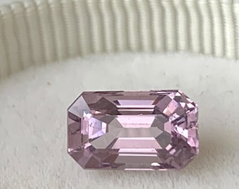 Espinela rosa de plata natural de 2,20 ct (5,6 x 9,2 x 4,8 mm), talla esmeralda alargada - Espinela sin calentar - Joyería fina/Anillo alternativo/Joyería de espinela 1266