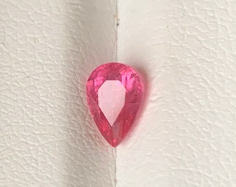 1.02 ct Natural Unheated - Pink Ruby Pear Cut 6.99x4.88x3.77 mm Ruby Jewelry - Engagement Ring - 1920