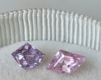 Natural Spinel - Pink & Purple Spinel Fancy Cut 1.6 CT - Spinel Jewelry - Geometric Cut Spinel 2009