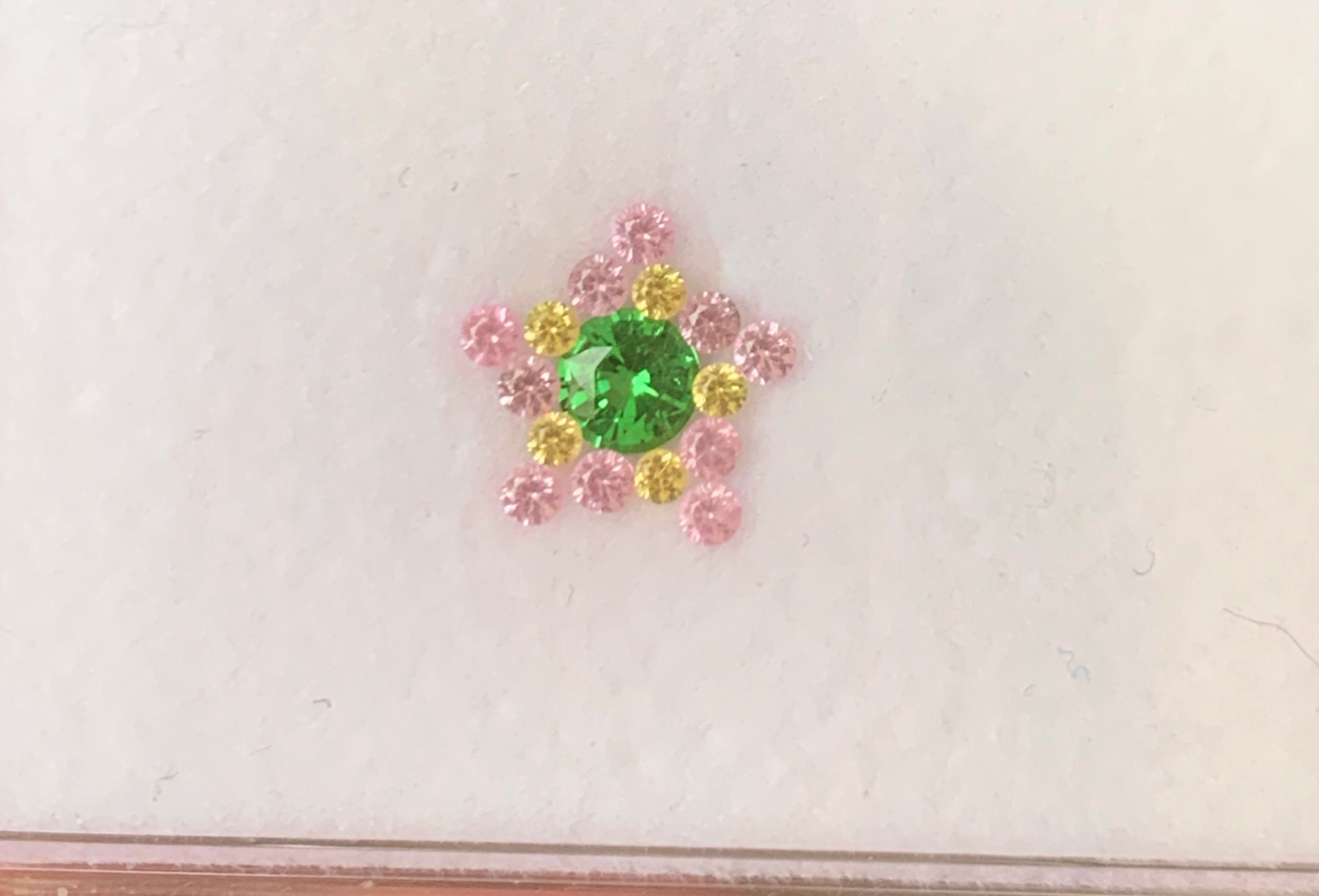 Natural Tsavorite Garnet 0.575 ct 5.12*5.16*3.16 mm Round Cut Certified- Green Garnet Jewelry -1889
