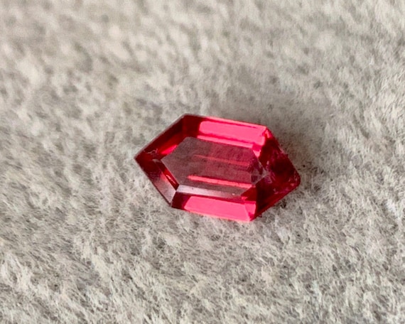 0.71 ct Natural Red Spinel Fancy Shield Cut 8.45 x 4.7 x 2.35 mm - Spinel Jewelry KZ1670