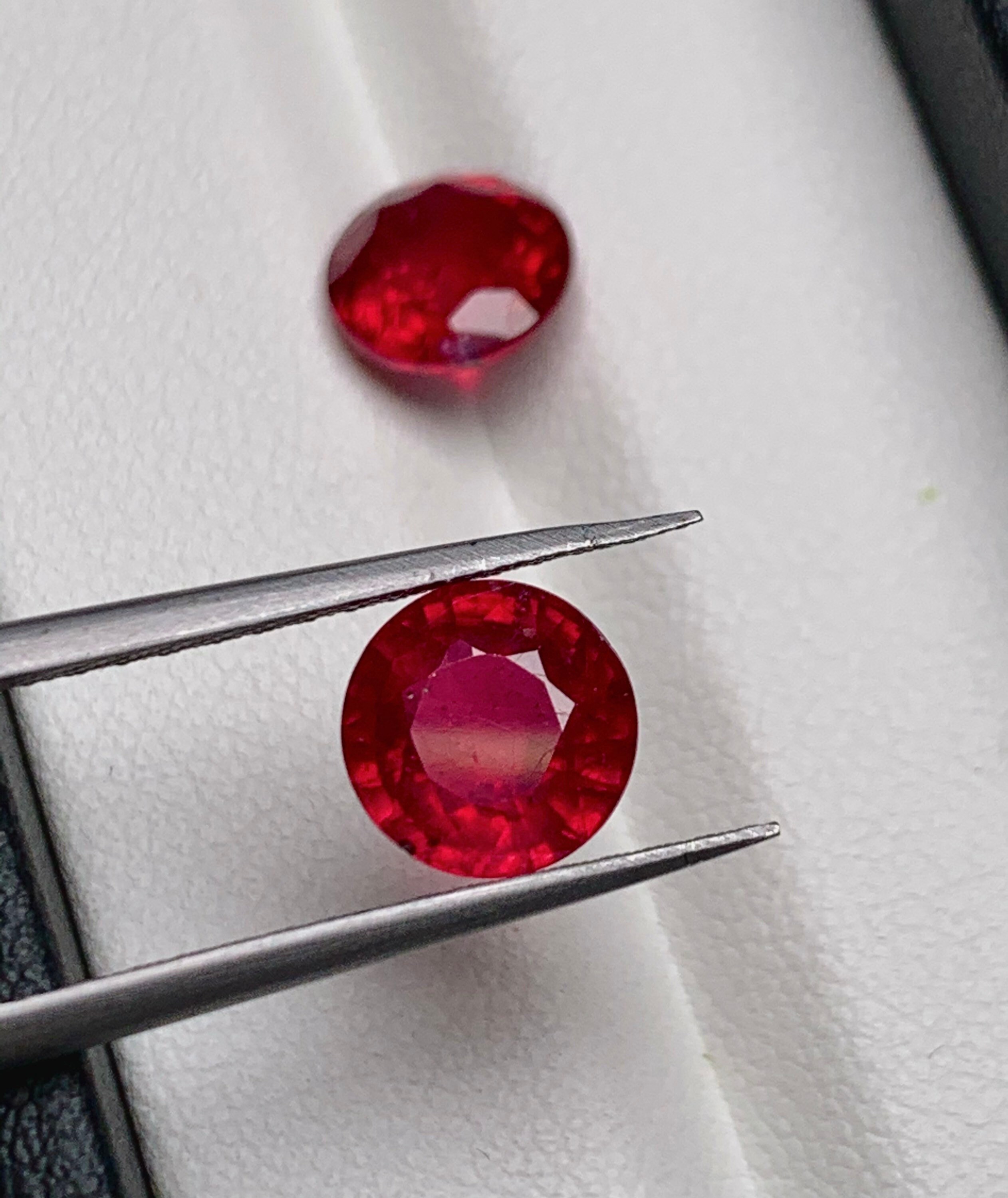 Ruby♥୨୧˙˳⋆﻿　1225 Marquise-Cut Certified Ruby and 1/5 CT. T.W. Diamond Petal