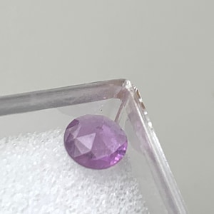 0.54 CTNatural Lavender Purple Sapphire Rose Cut 5.5 mm KZ1520