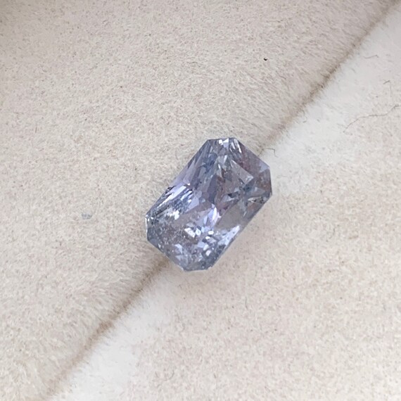 Natural Gray Sapphire Radiant Cut 1.60 Ct 4.8x7.65x4.6mm • Sapphire Jewelry- 1833