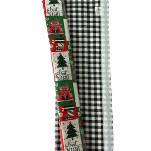 Christmas refrigerate/stove reversible Handle covered/ Holiday Kitchen decor/ Red truck