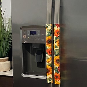Sunflowers Design Refrigerate Hanger Cover\ Stove Cover