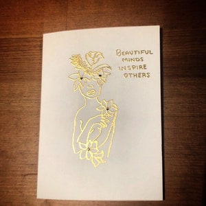 Beautiful Minds Inspire-Floral Vrouw