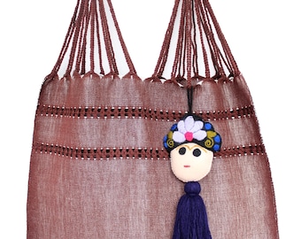 Artisanal Mexican Handbag | Handwoven in Cotton | Authentic