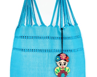 Artisanal Mexican Handbag | Handwoven in Cotton | Authentic