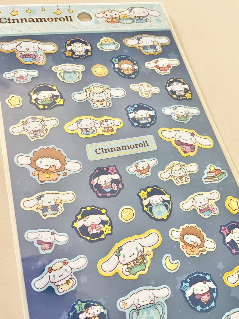 Big Help Sticker Sanrio Cinnamoroll 2024 Cute Big Sticker Sheet. - Etsy
